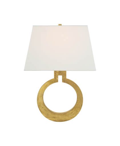 Large Ring vägglampa Gilded