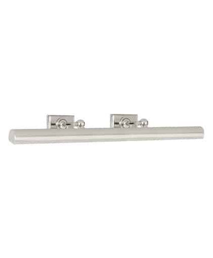 30 Cabinet Maker's tavelbelysning nickel