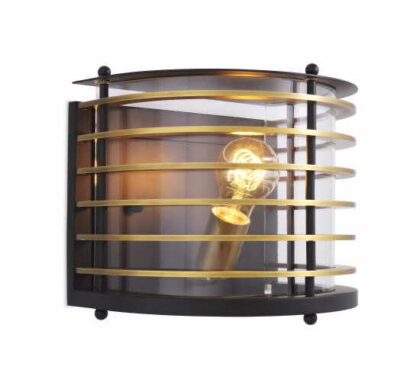 Logan vägglampa svart