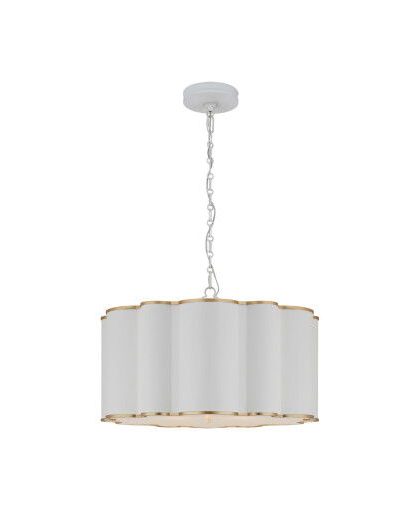 Markos taklampa Gild/vit