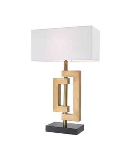 Leroux bordslampa mässing