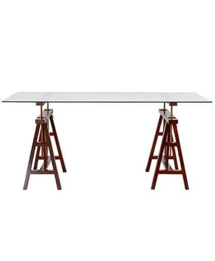 Trestle skrivbord noble newport brown