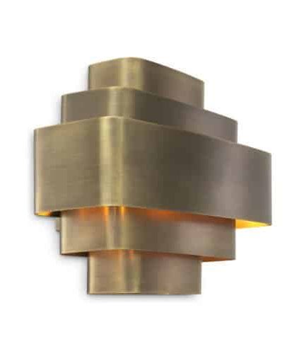 Pegaso vägglampa vintage mässing