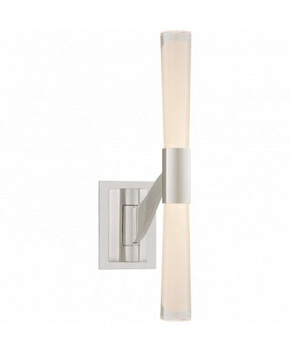 Brenta vägglampa vridbar nickel