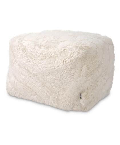 Andres fotpall ivory