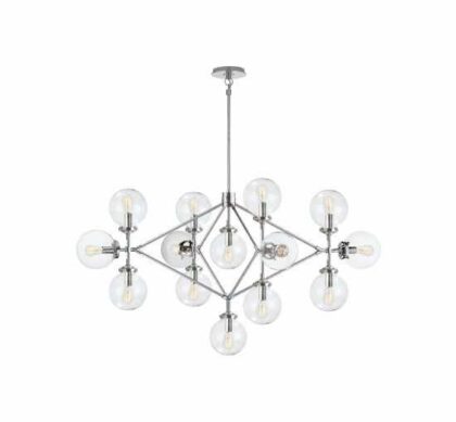 Bistro Four Arm takkrona nickel