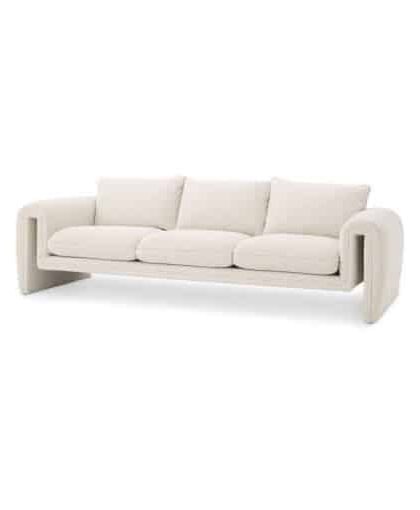 Tondo soffa bouclé cream