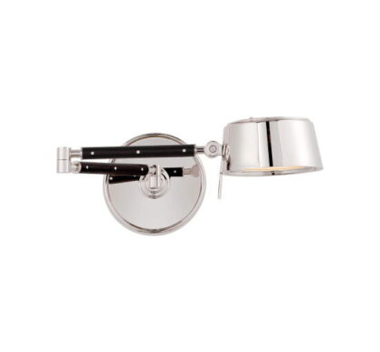 Alaster vägglampa nickel