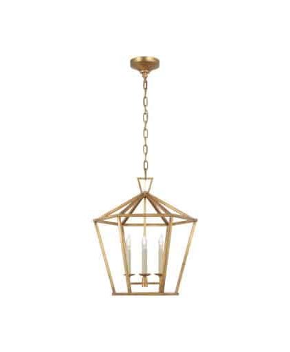 Darlana taklampa sexkantig Gilded Iron M