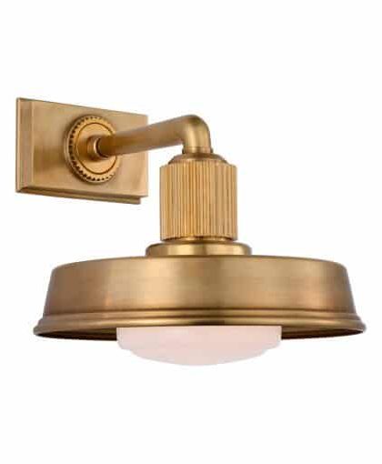 Ruhlmann vägglampa antik mässing