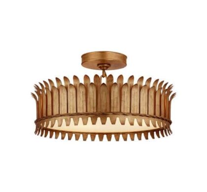 Leslie 16 taklampa Gilded Iron