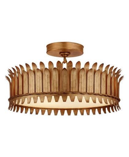 Leslie 16 taklampa Gilded Iron