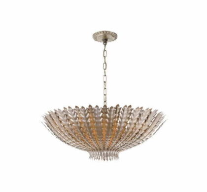 Hampton takpendel Burnished Silver Leaf