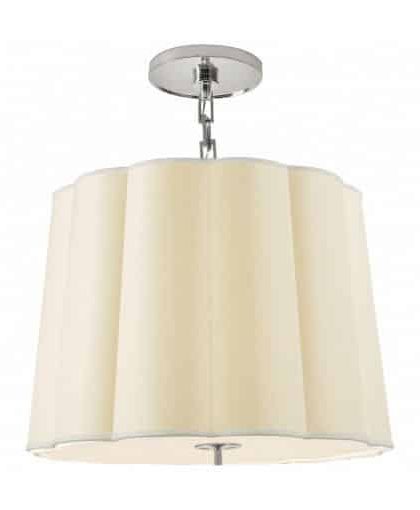 Simple taklampa silver