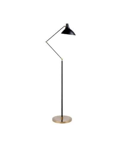 Charlton golvlampa svart