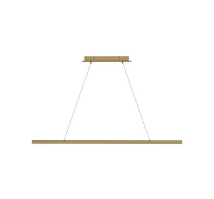 Dessau 48 taklampa linjär mässing