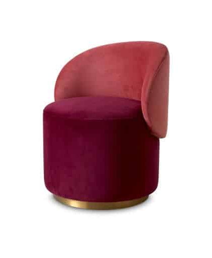 Greer matstol savona bordeaux velvet