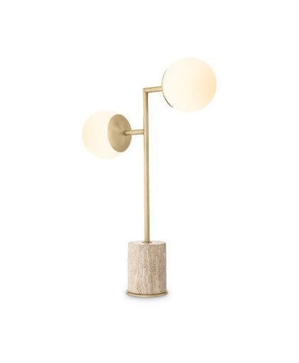 Zanotta bordslampa antik mässing
