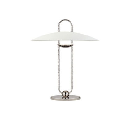 Cara Sculpted bordslampa nickel