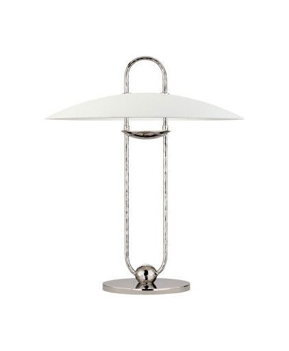 Cara Sculpted bordslampa nickel