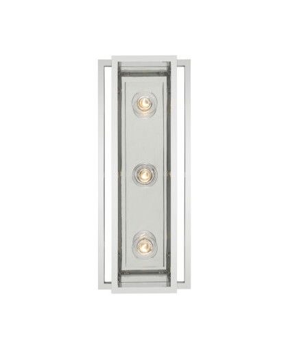 Halle 18 vägglampa nickel
