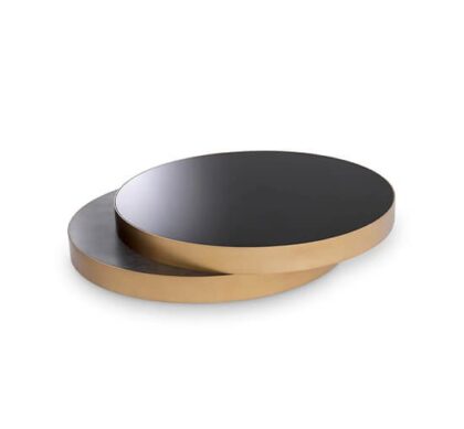 Griffith soffbord mässing/svart OUTLET