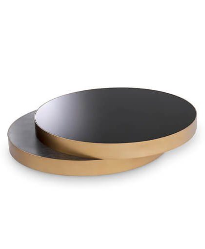 Griffith soffbord mässing/svart OUTLET