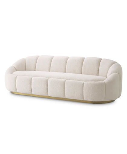 Inger soffa bouclé cream