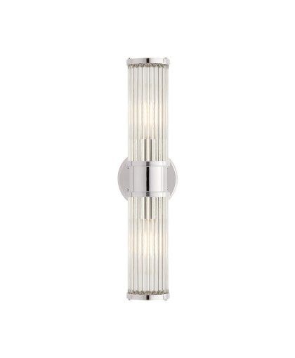 Allen vägglampa dubbel nickel
