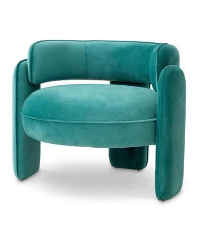 Chaplin fåtölj savona turquoise