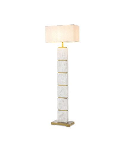 Newton golvlampa mässing