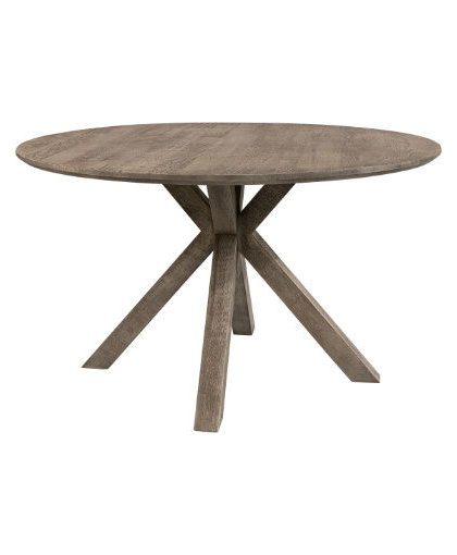 Tree matbord rund pebbles grey