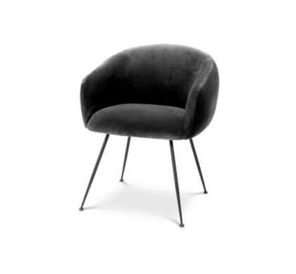 Elbury matstol savona dark grey