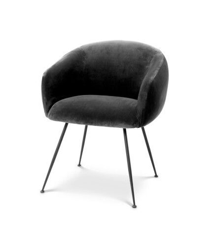 Elbury matstol savona dark grey