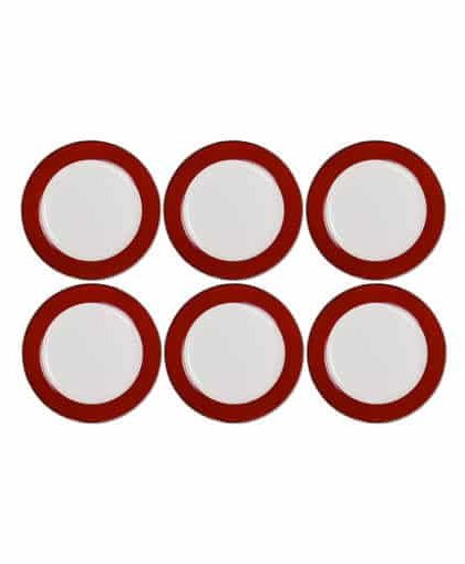 Audley Deep Red mattallrik 6-pack