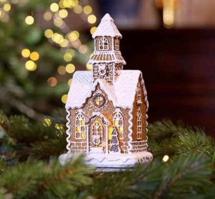 Castleford pepparkakshus juldekoration