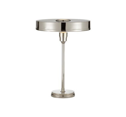 Carlo bordslampa nickel