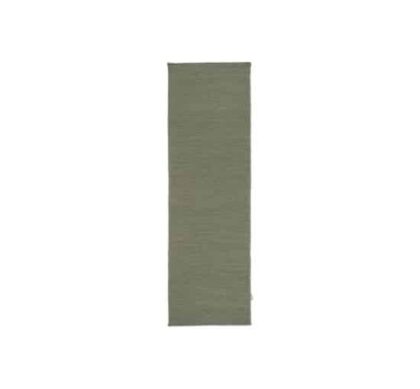 Plain gångmatta grön