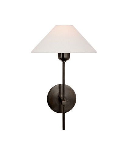 Hackney vägglampa brons