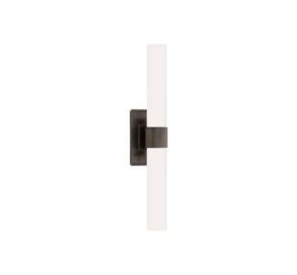 Presidio Petite vägglampa dubbel brons/vit