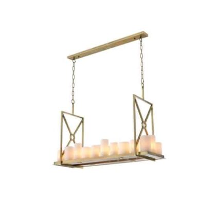 Commodore taklampa mässing