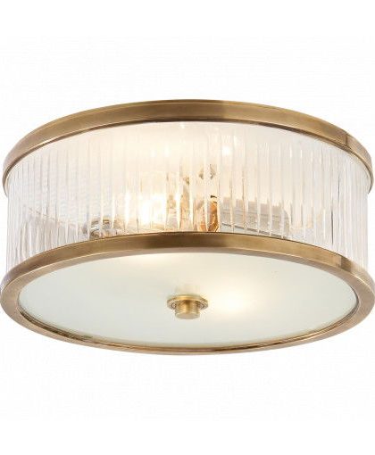 Randolph plafond rund antik mässing L