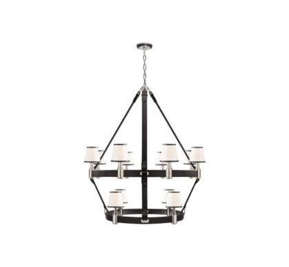 Riley takkrona dubbel Nickel/mörkbrun