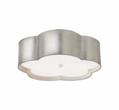Bryce Flower plafond silver L