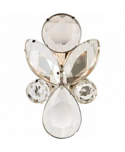 Lloyd Jeweled vägglampa nickel