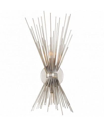 Strada vägglampa nickel S