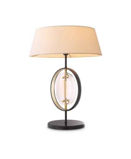 Vincente bordslampa gunmetal/guld