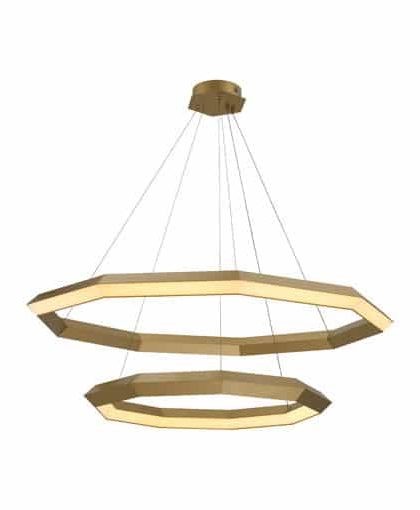 Helvetia taklampa mässing