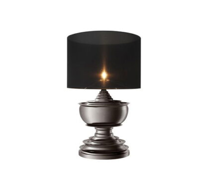 Bordslampa Pagoda svart exkl. skärm OUTLET