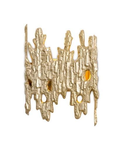 Creten vägglampa guld